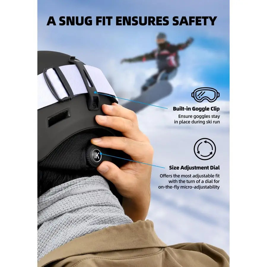 Snowboard Helmet & Goggles Set — Adult
