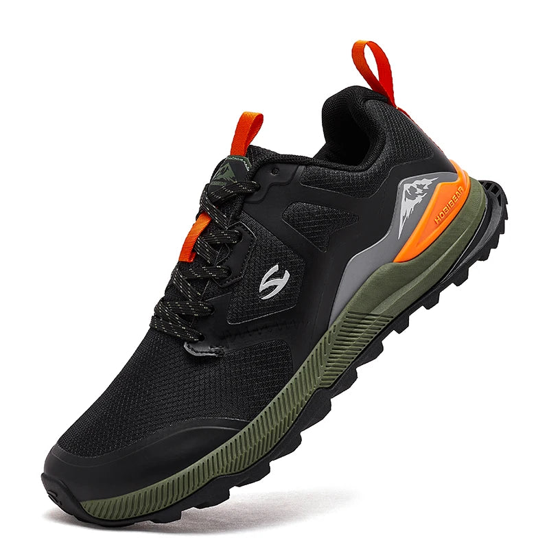 Unisex Hiking Sneakers — Lace-Up Trail Shoes