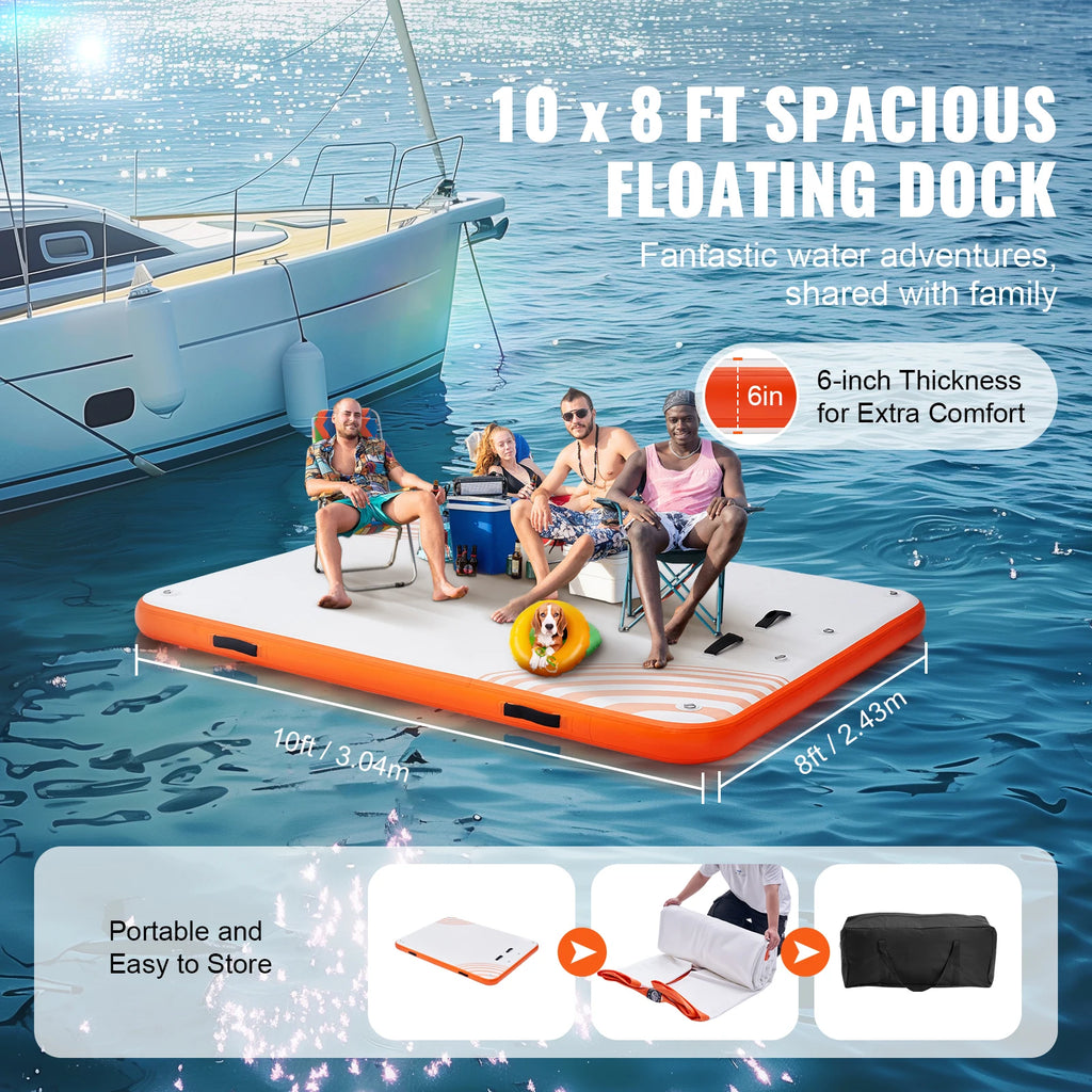 Inflatable Floating Dock — Water Platform
