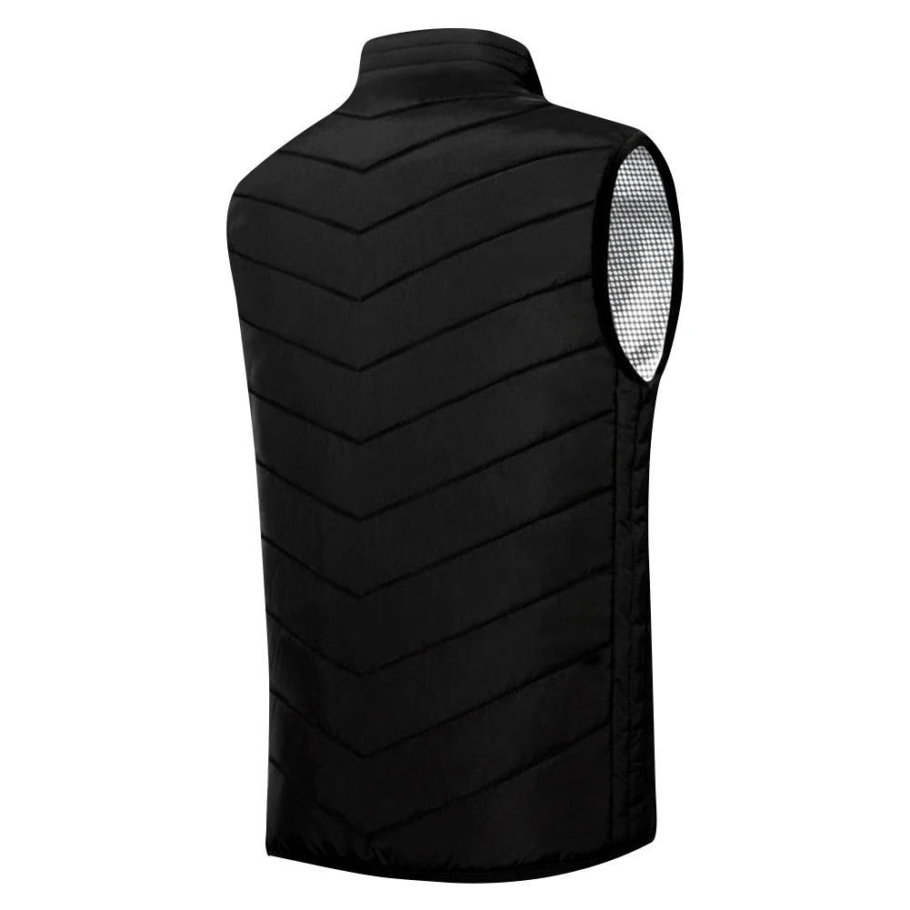 Unisex Electric Heated Vest — Battery Powered Warmth