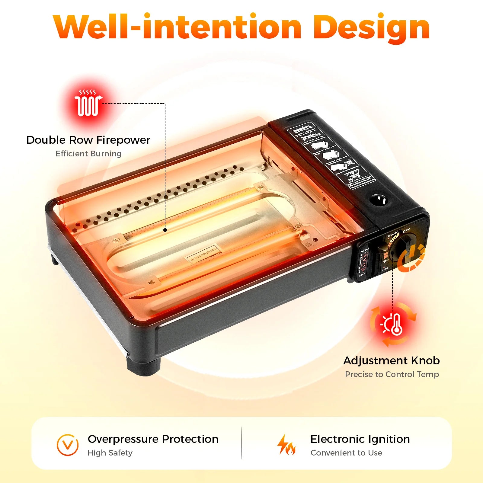 Portable Camping Grill Butane Gas Stove