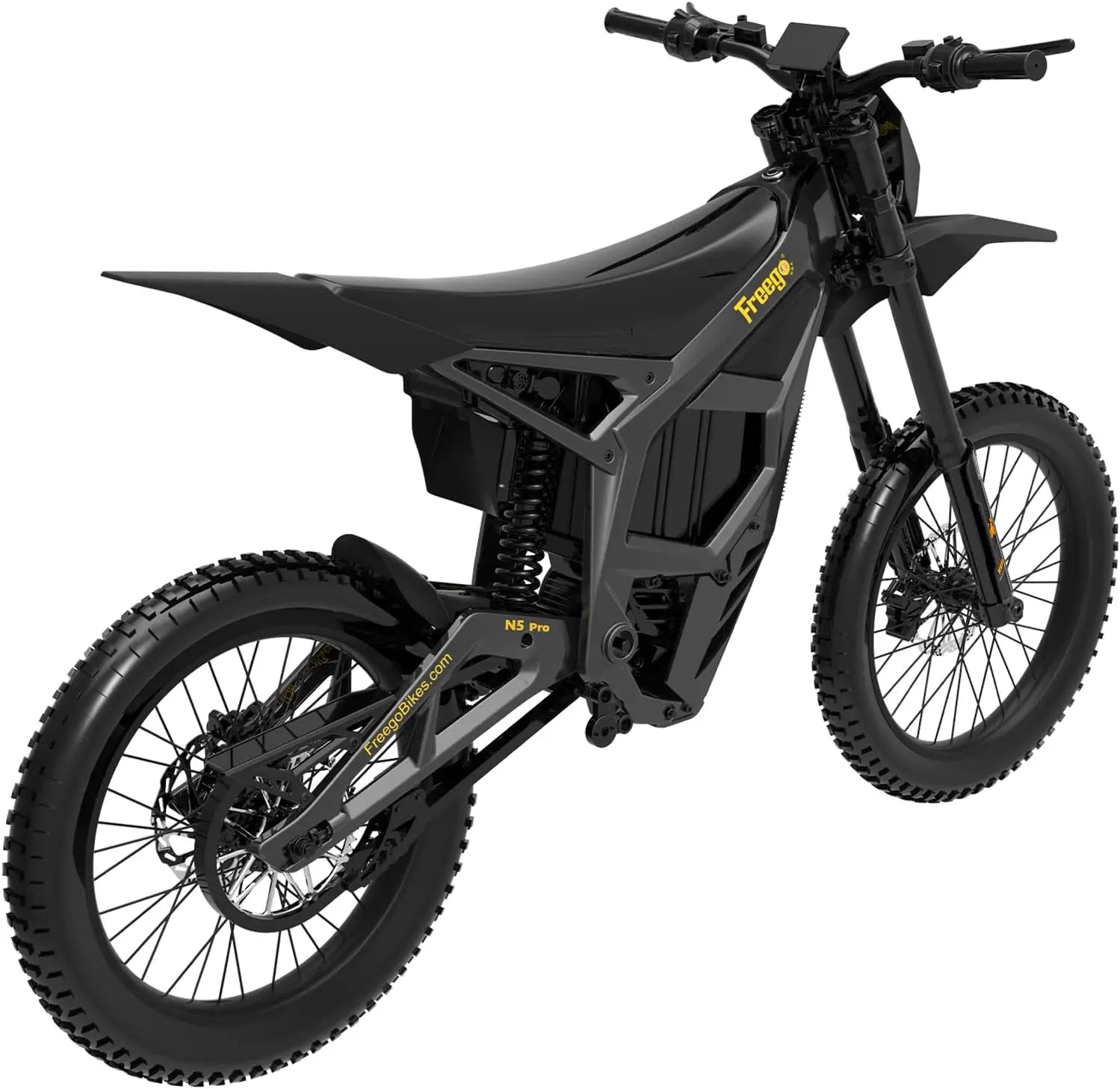 Electric Dirt Bike 72V 40Ah 8000W Peak Mid-Drive Motor 53 MPH