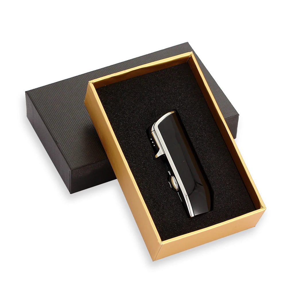 Luxury Windproof Butane Lighter — Refillable