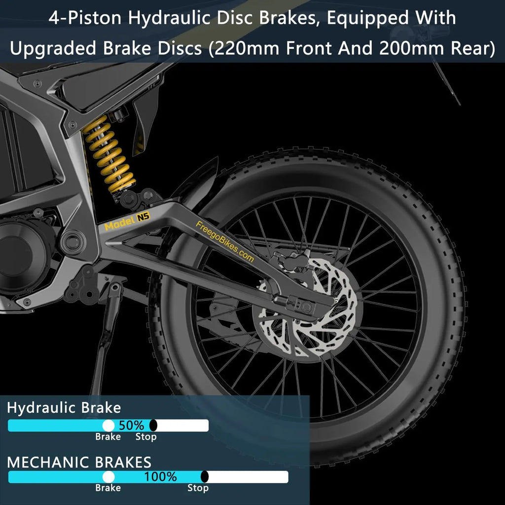 Electric Dirt Bike 8000W — 53 MPH Top Speed