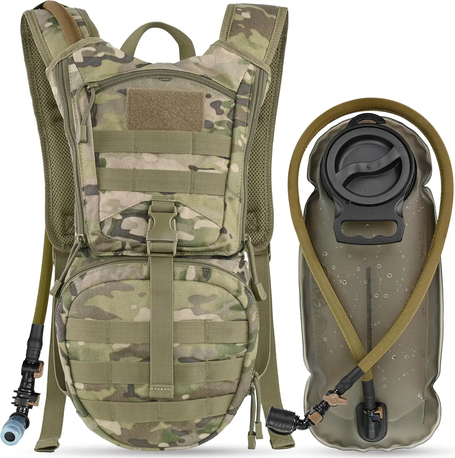 Tactical Hydration Backpack — 3L TPU Bladder