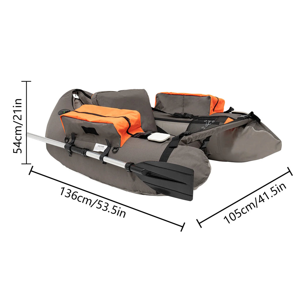 Portable Fishing Float Tube — Inflatable