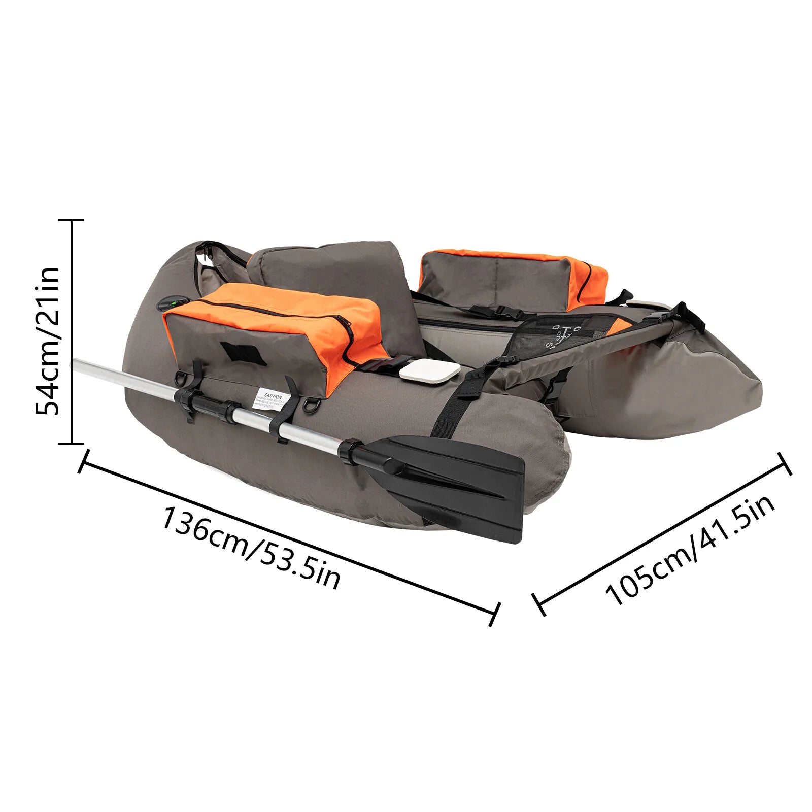 Portable Fishing Float Tube — Inflatable