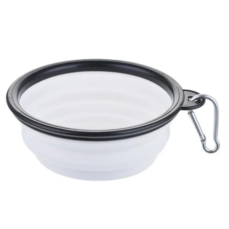 Collapsible Silicone Pet Bowl — Portable Food & Water