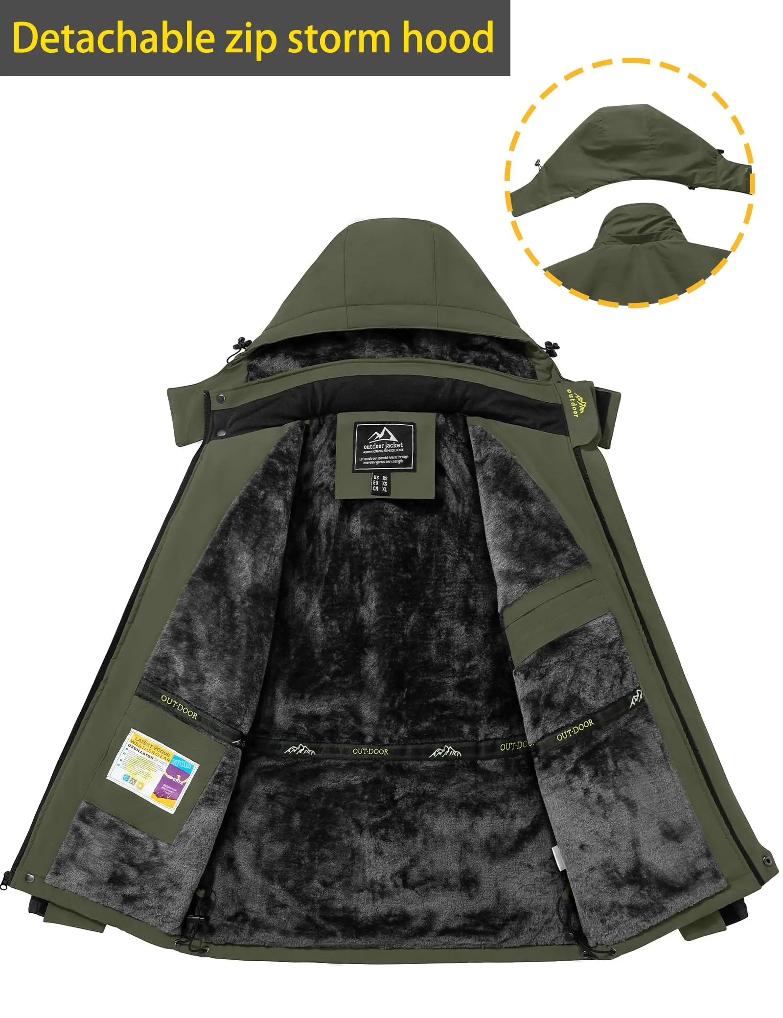 Men's Waterproof Ski Jacket — Winter Snow Ready