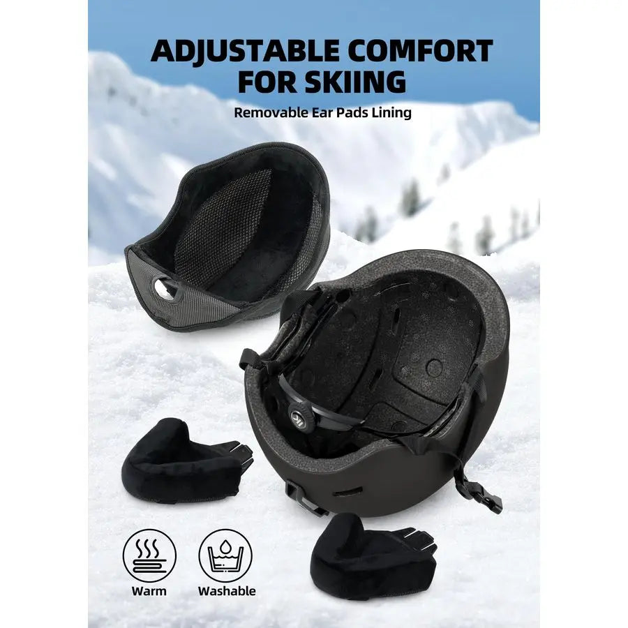 Snowboard Helmet & Goggles Set — Adult