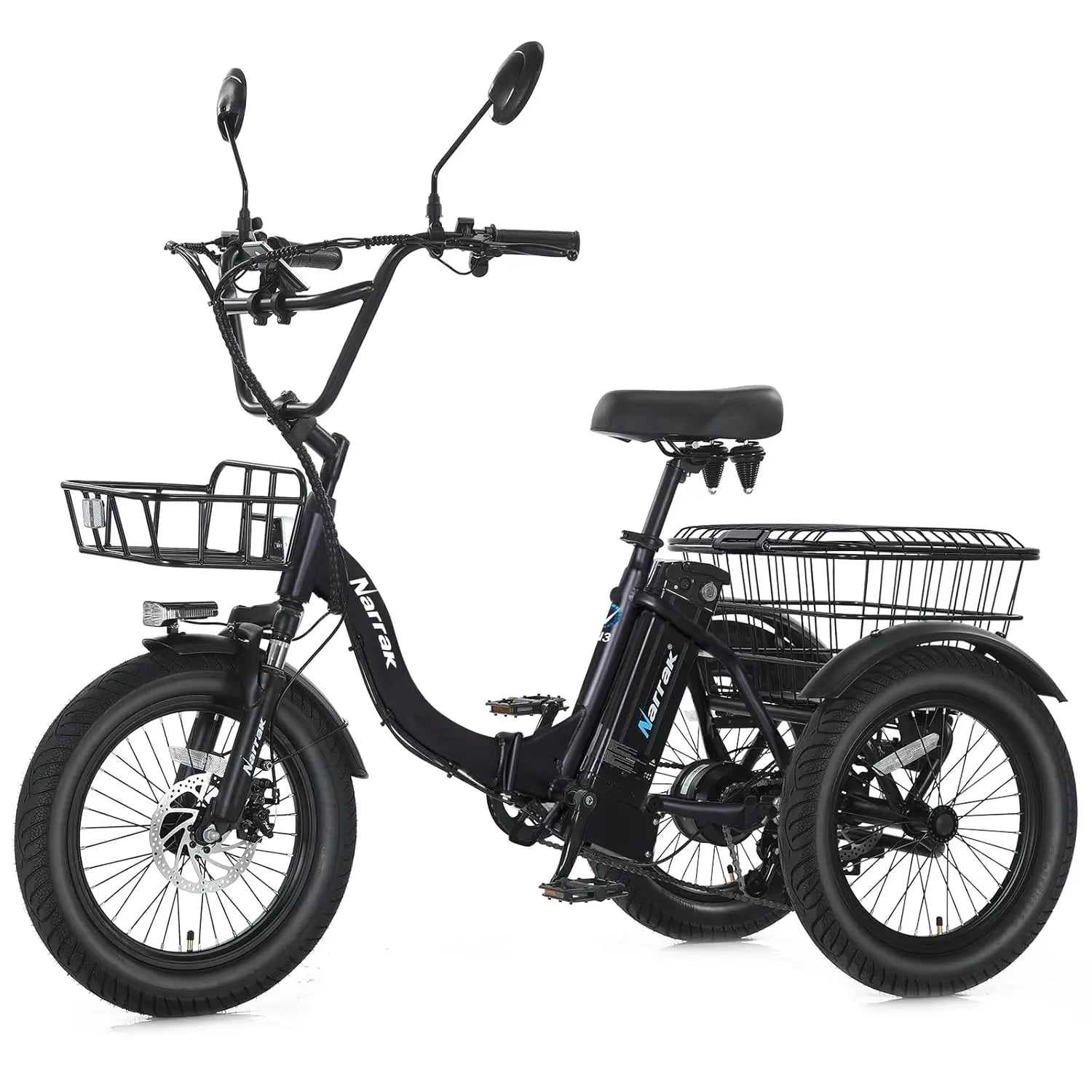 Electric Tricycle Fat Tire Folding Electric Trike