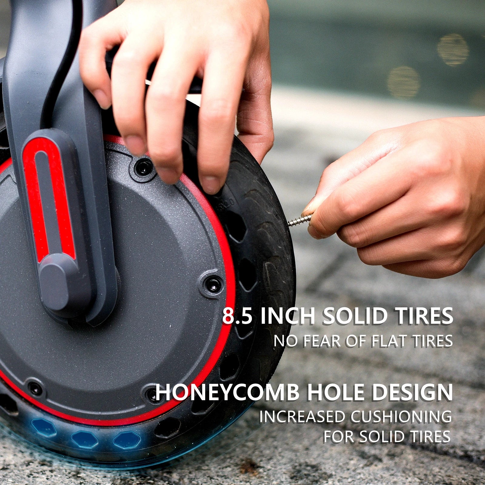 G5.0 Electric Scooter 36V 10.5AH High Capacity Battery 21Miles Long Range 19Mph 350 Motor