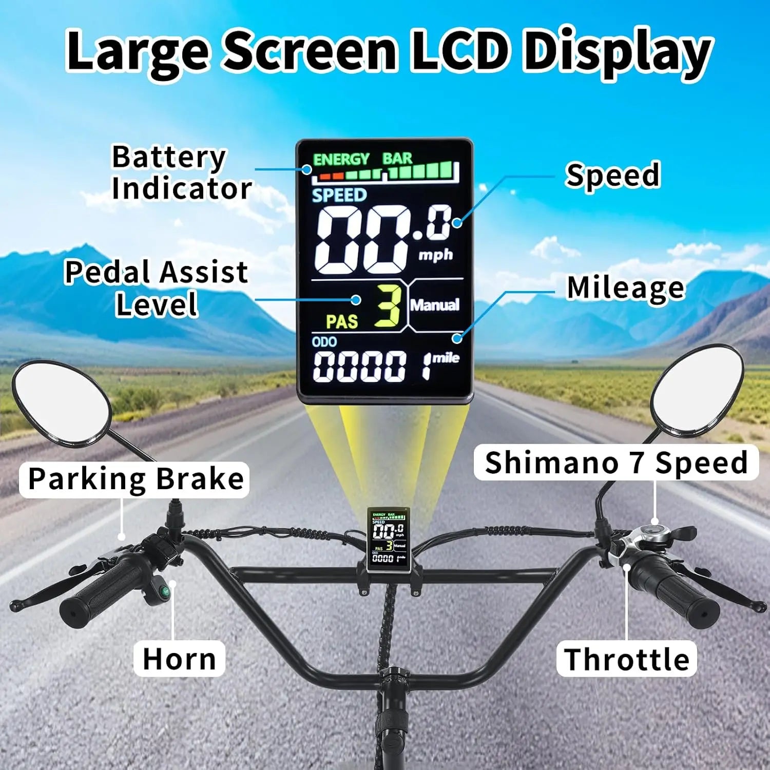 Electric Tricycle Fat Tire Folding Electric Trike