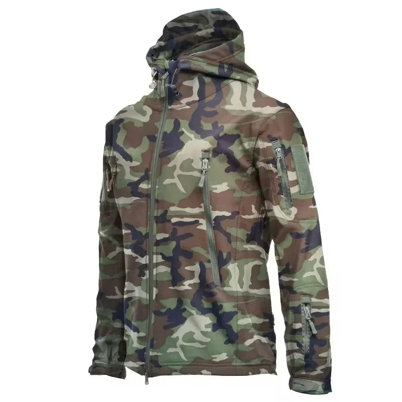 Tactical Soft Shell Jacket — Shark Skin, Waterproof