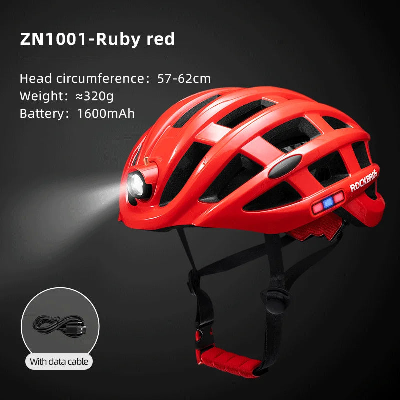 Cycling Light Helmet USB Charging Electric LED Front Light Helmet Night Cycling