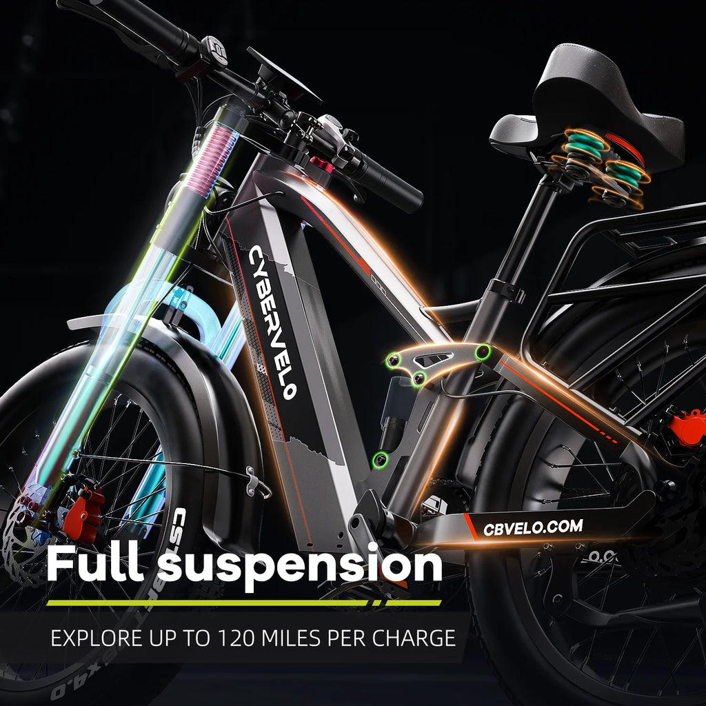 Electric Mountain Bike 5000W — Trail-Crushing Power