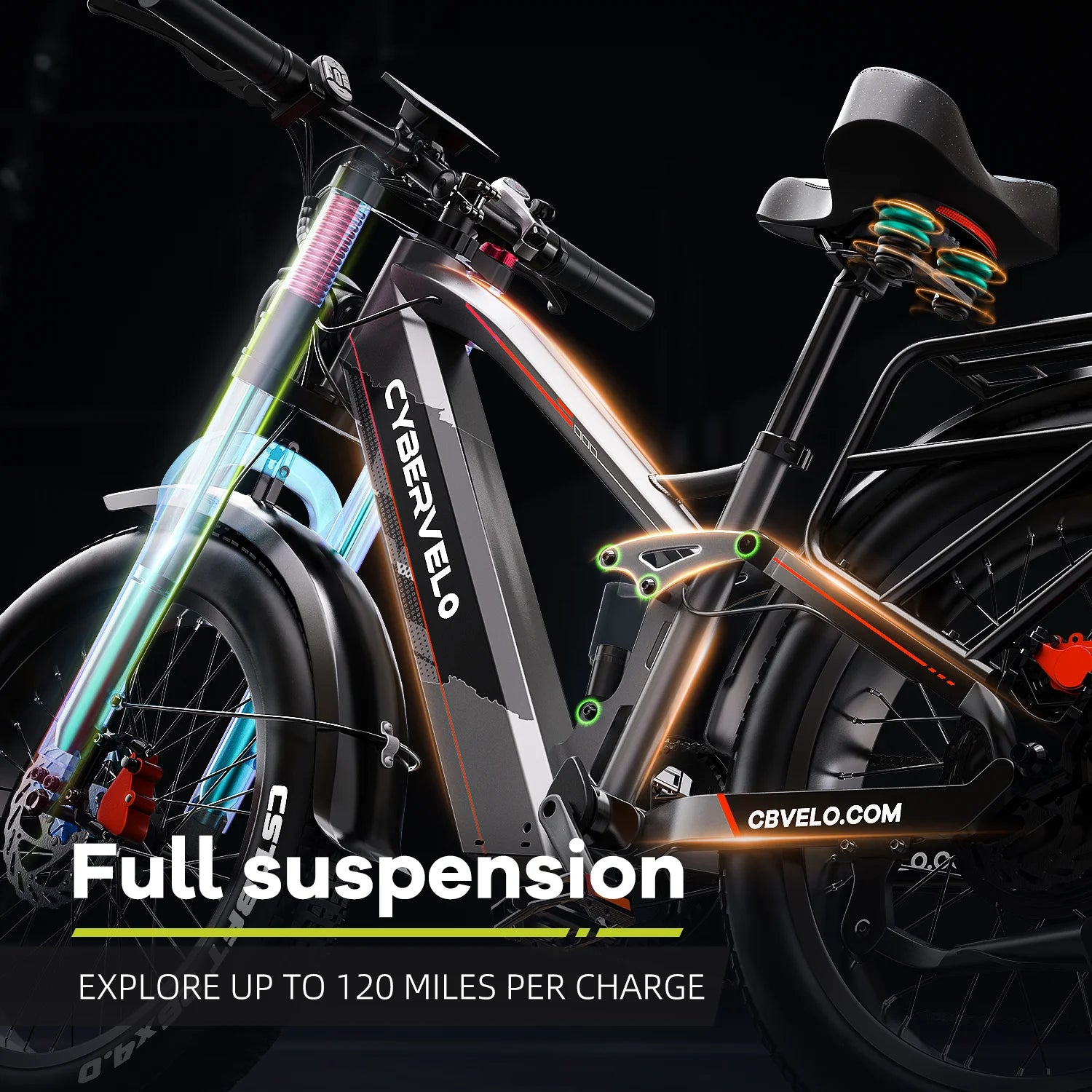 Electric Mountain Bike 5000W — Trail-Crushing Power