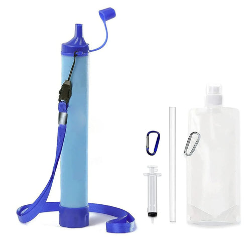 1pcs Outdoor Water Filter, Personal Straw Water Filtration System