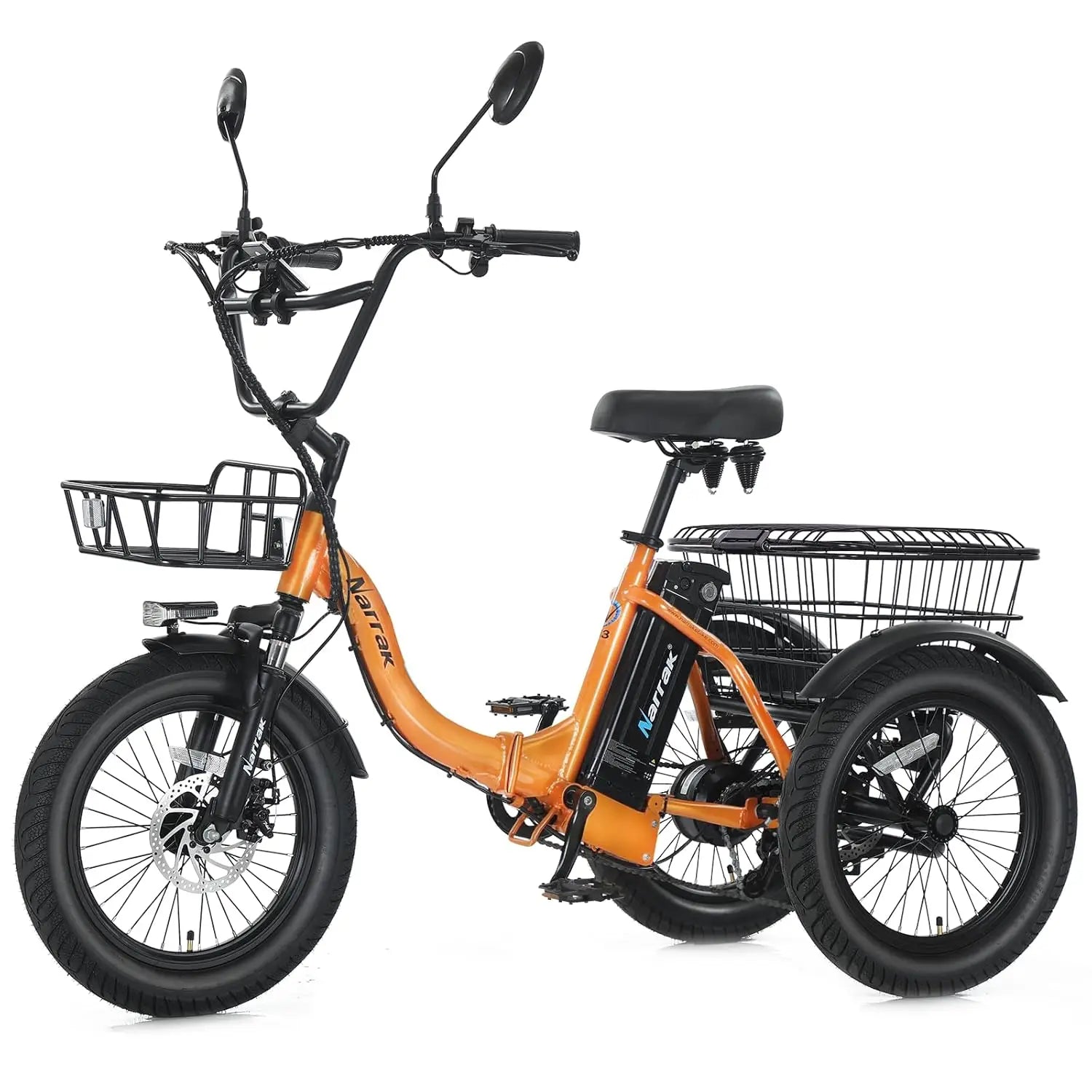 Electric Tricycle Fat Tire Folding Electric Trike
