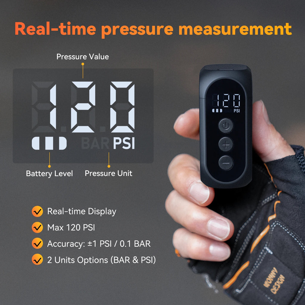 Pro Mini Electric Pump — Portable Bike Pump