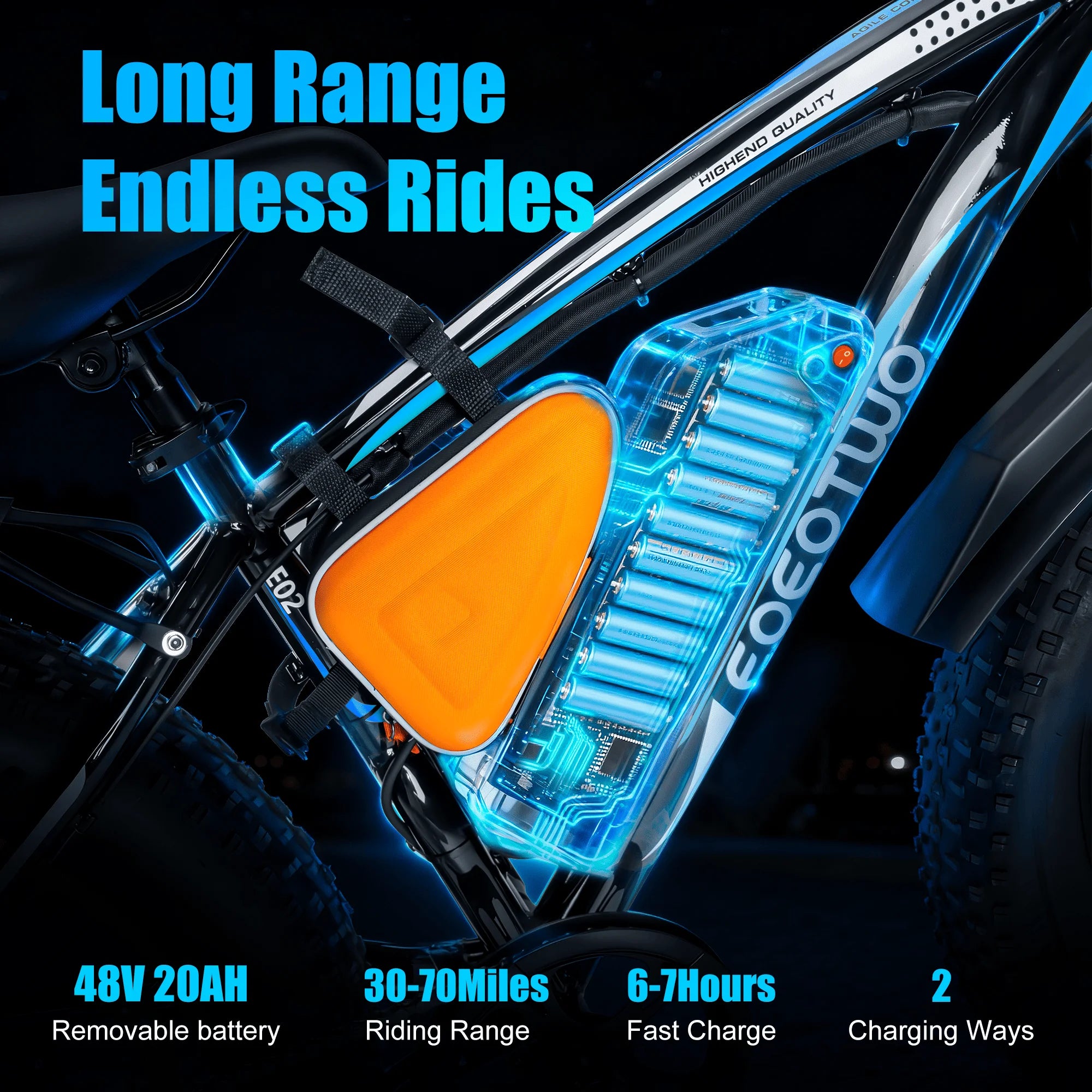 1500W Peak Electric Mountain Bike