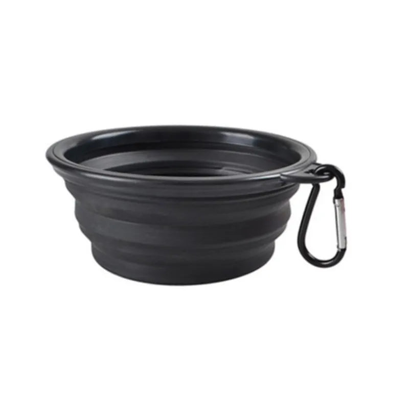 Collapsible Silicone Pet Bowl — Portable Food & Water