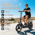 Electric Scooter 650W — With Seat, 20 MPH