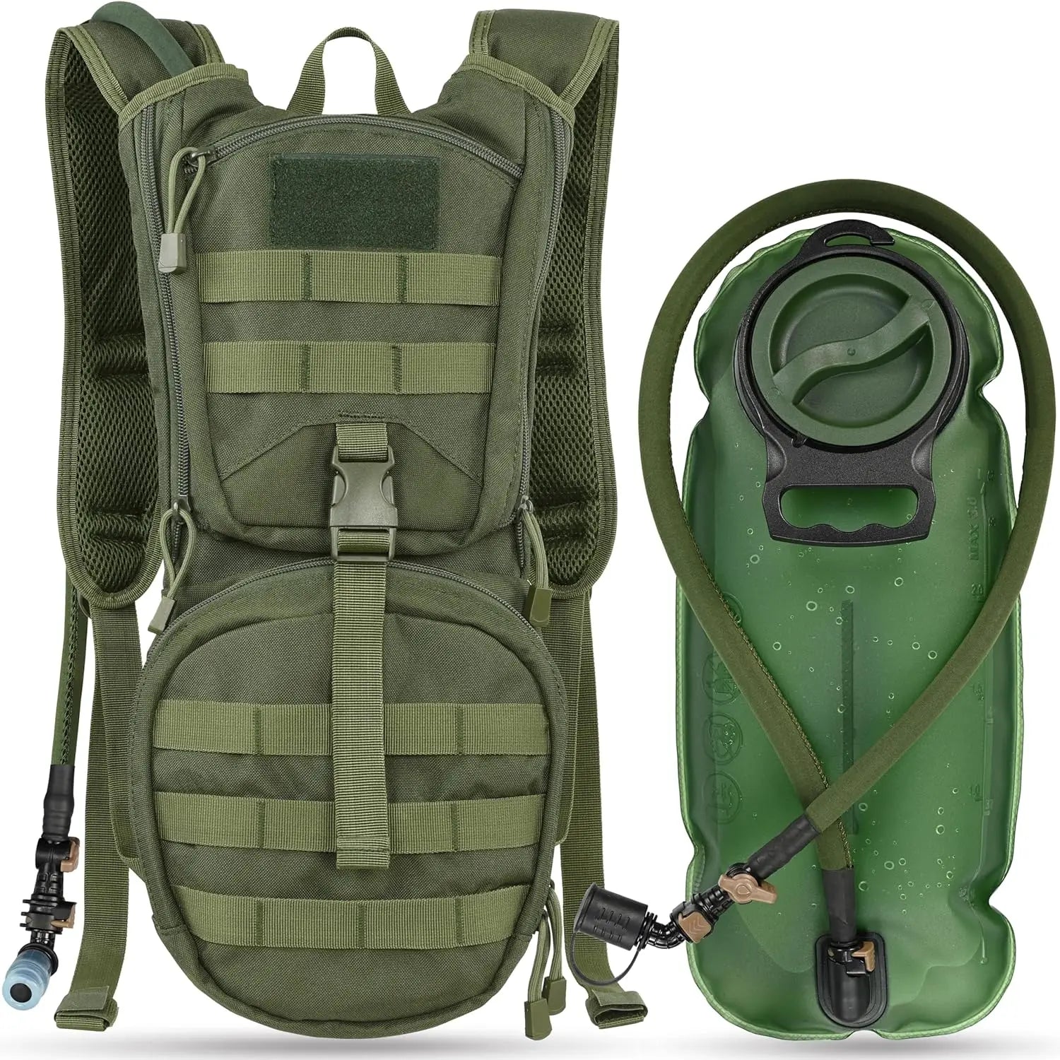 Tactical Hydration Backpack — 3L TPU Bladder