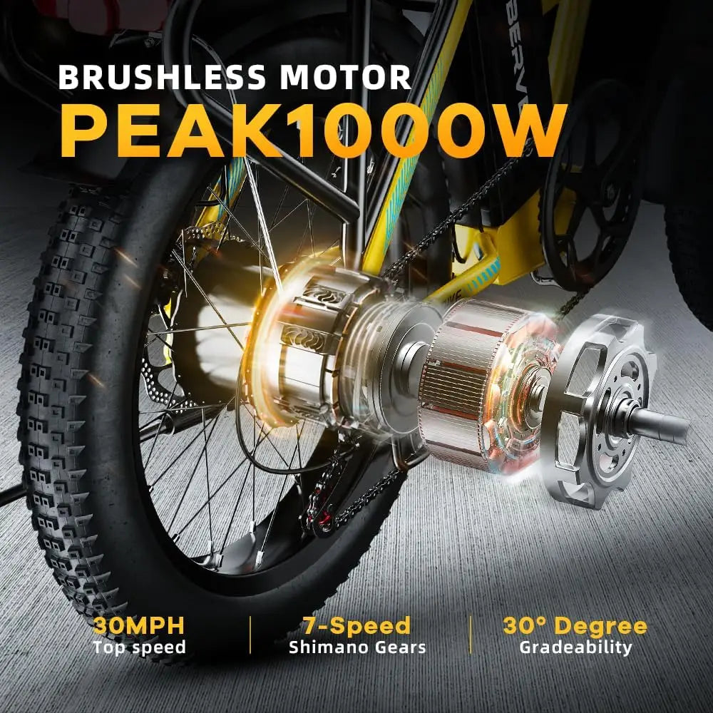 Foldable Electric Bike 1000W — Compact Power