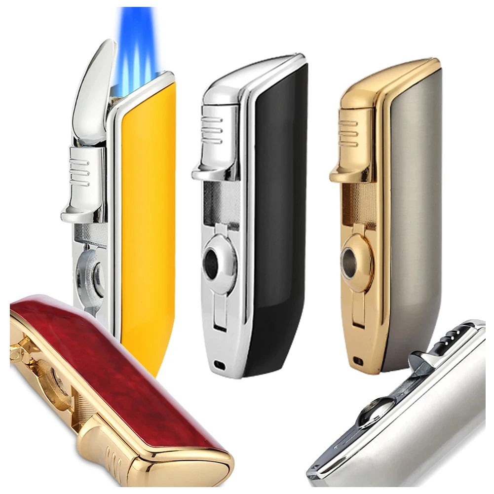 Luxury Windproof Butane Lighter — Refillable