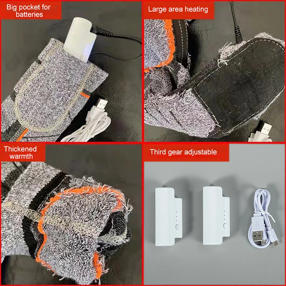 Electric Heated Socks — Battery Foot Warmers