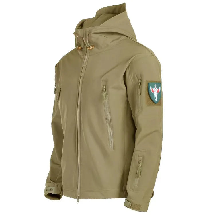 Tactical Soft Shell Jacket — Shark Skin, Waterproof