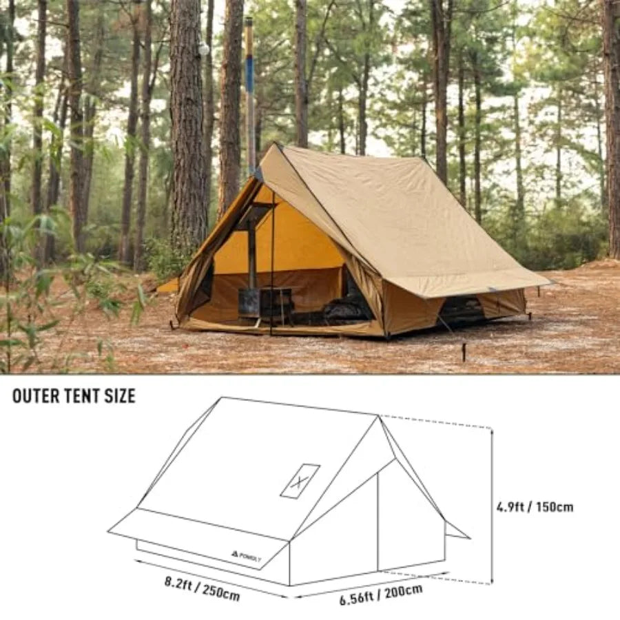 Hot Tent with Stove Jack — Portable Wall Tent