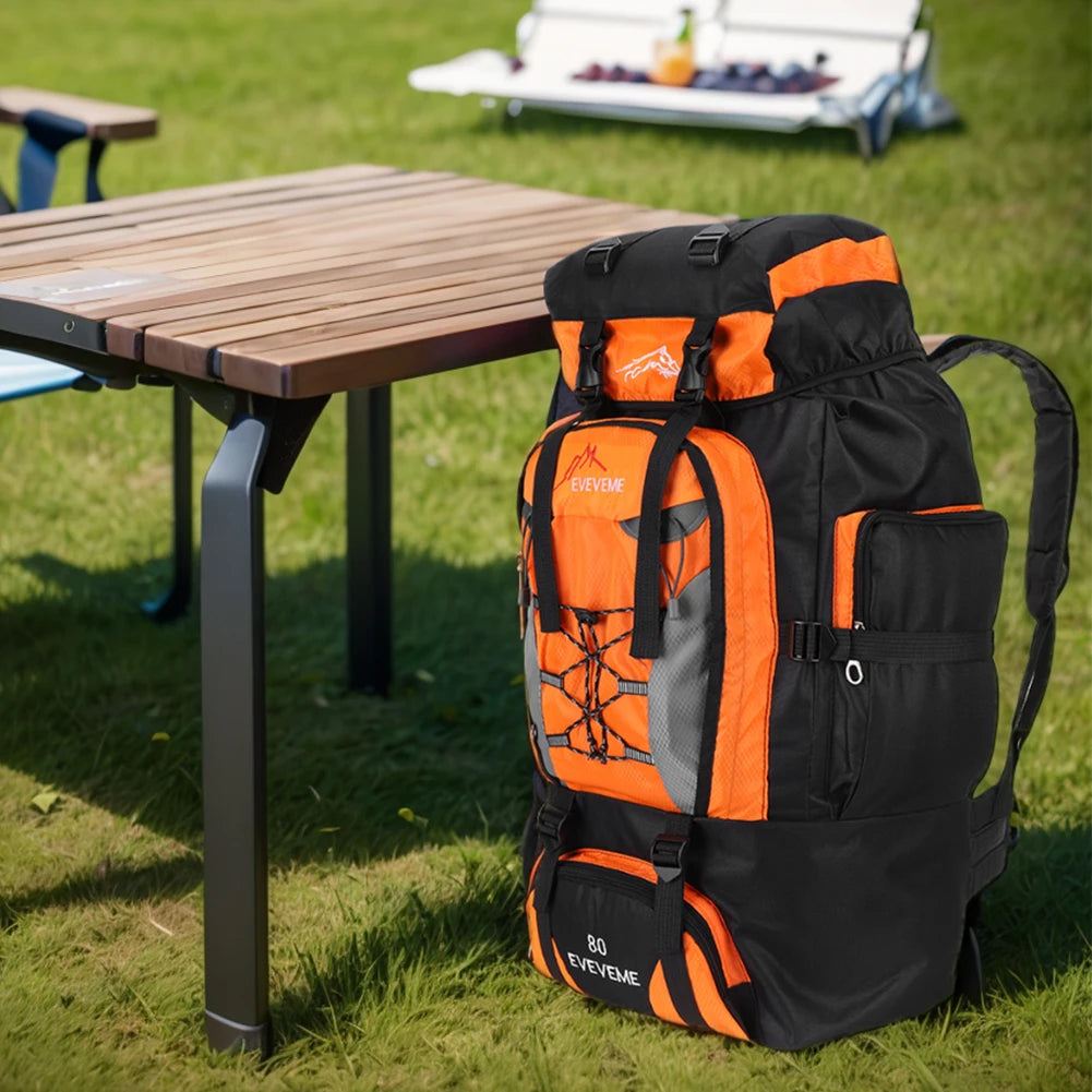 80L Mountaineering Backpack — Large Capacity