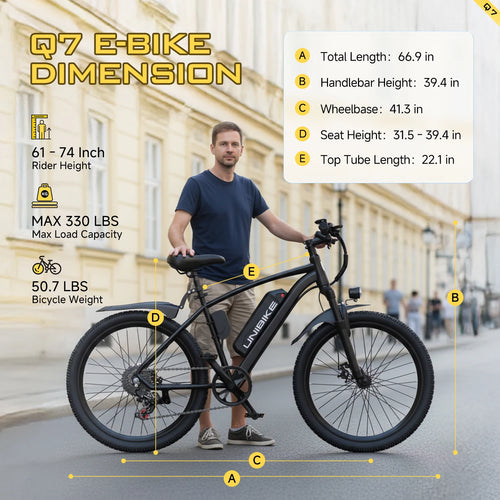 Electric Mountain Bike 600W — 20 MPH