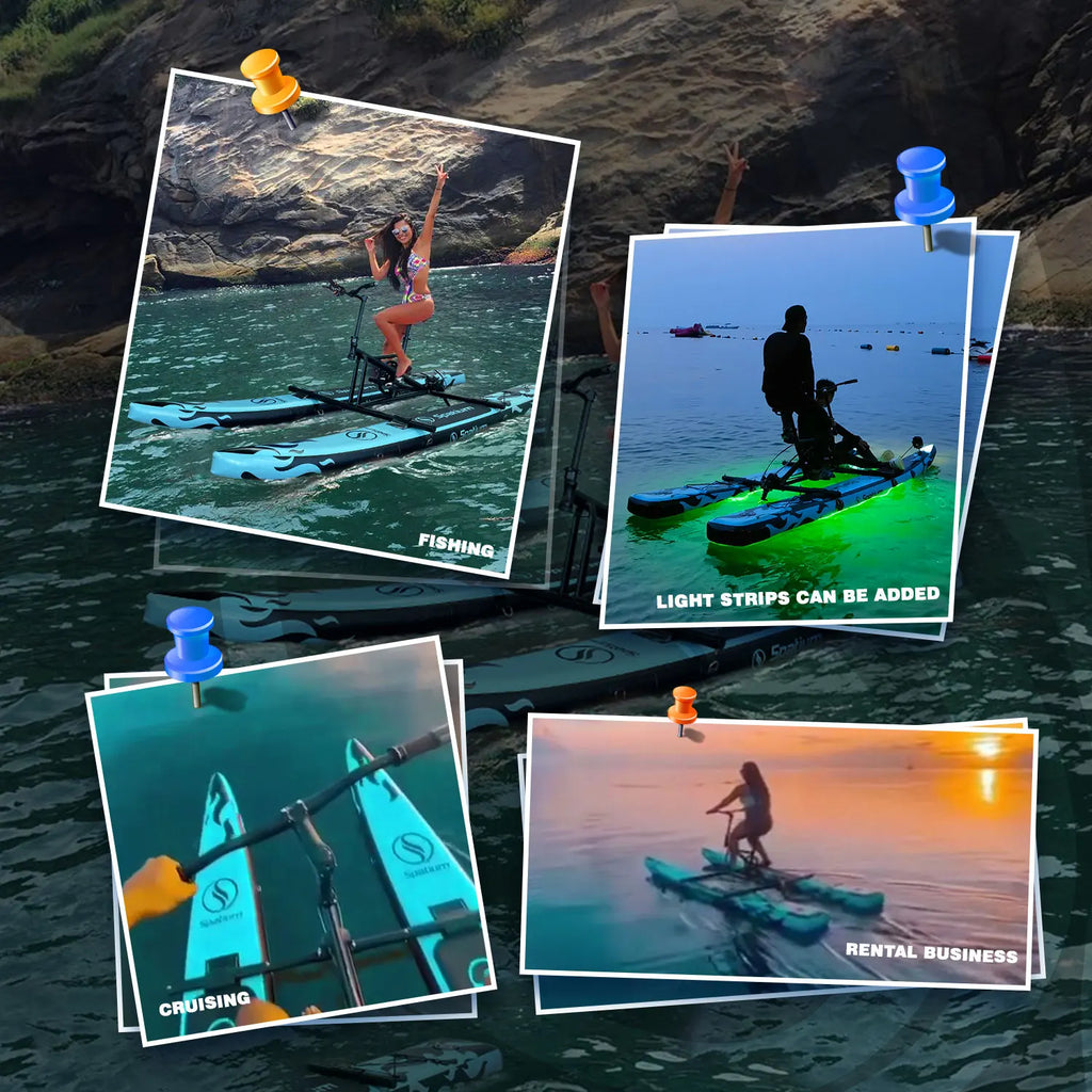 Water Bike 2.0 Inflatable Pedal Kayak