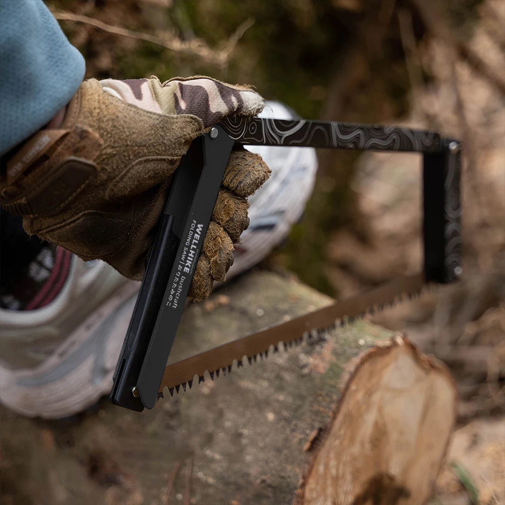Folding Camping Saw — Aluminum Alloy Hand Saw
