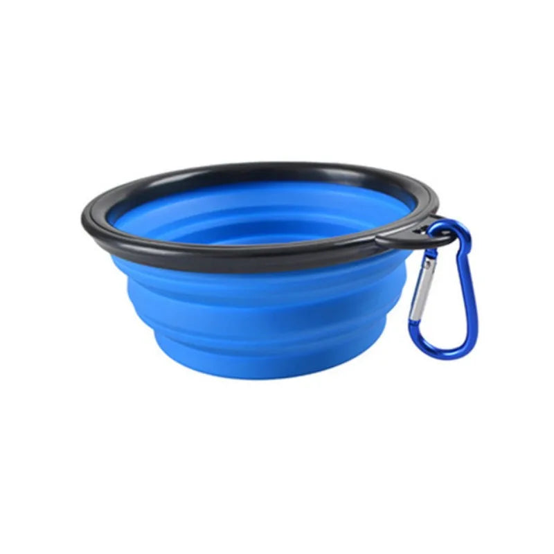 Collapsible Silicone Pet Bowl — Portable Food & Water