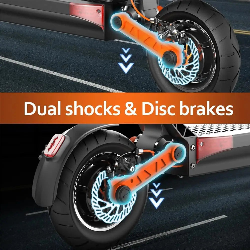 Dual Motor Electric Scooter 2000W — 46 Mile Range
