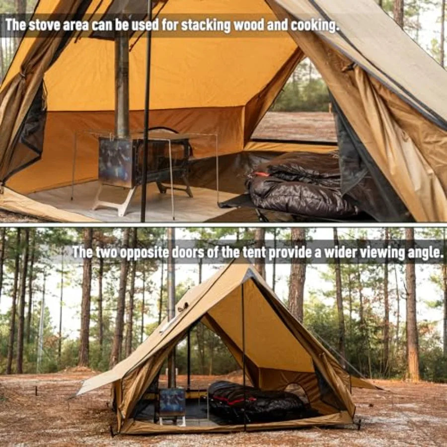 Hot Tent with Stove Jack — Portable Wall Tent
