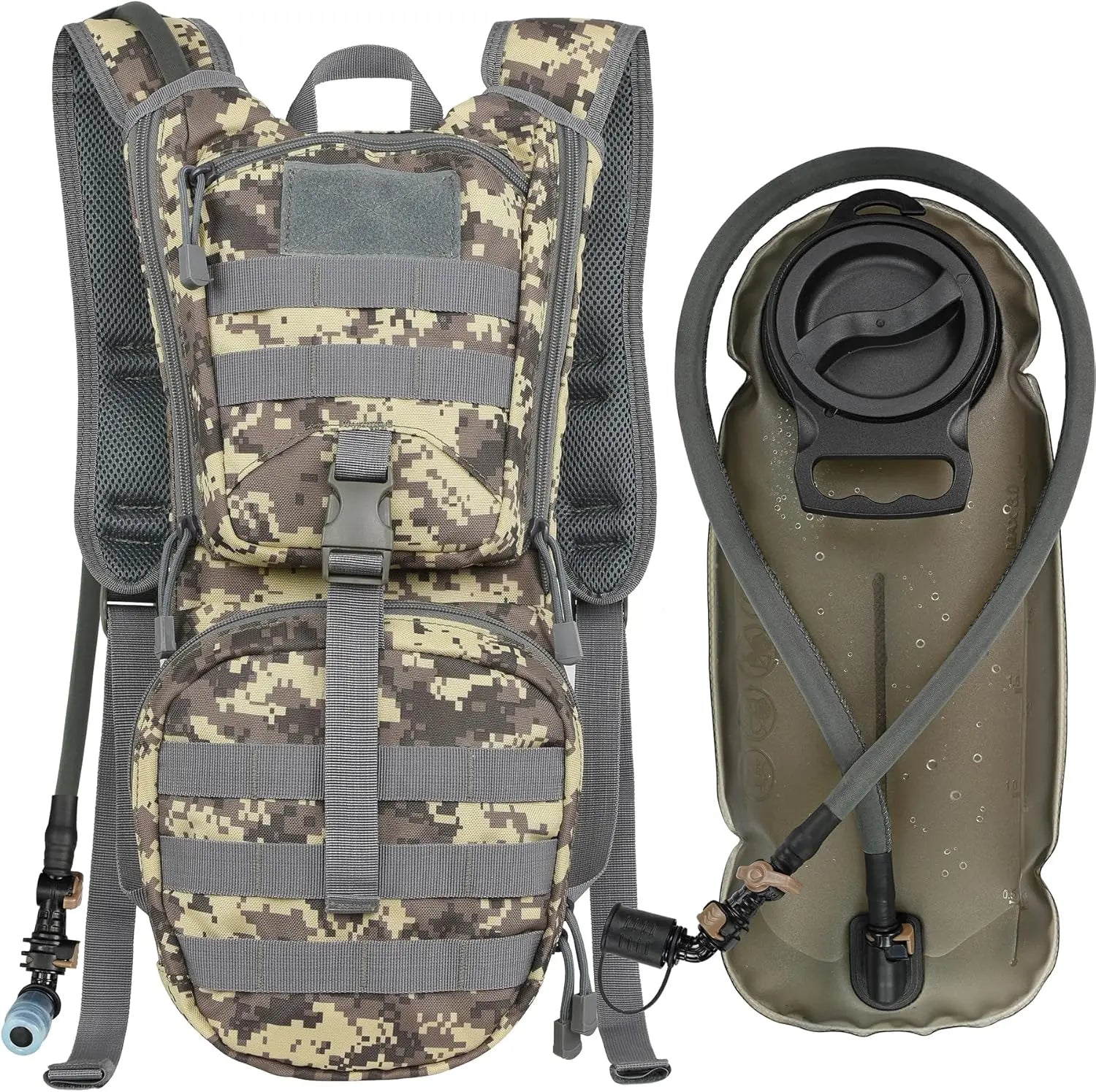 Tactical Hydration Backpack — 3L TPU Bladder