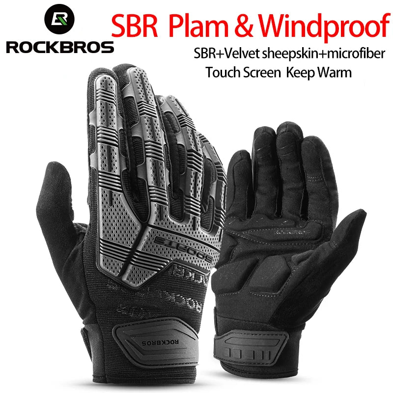 Cycling Gloves Thermal Autumn Winter Gloves