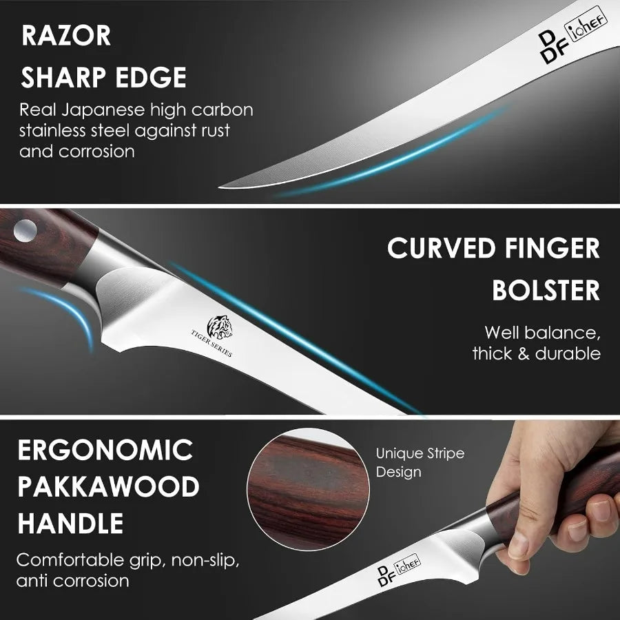7" Fillet Knife — Professional Boning Knife