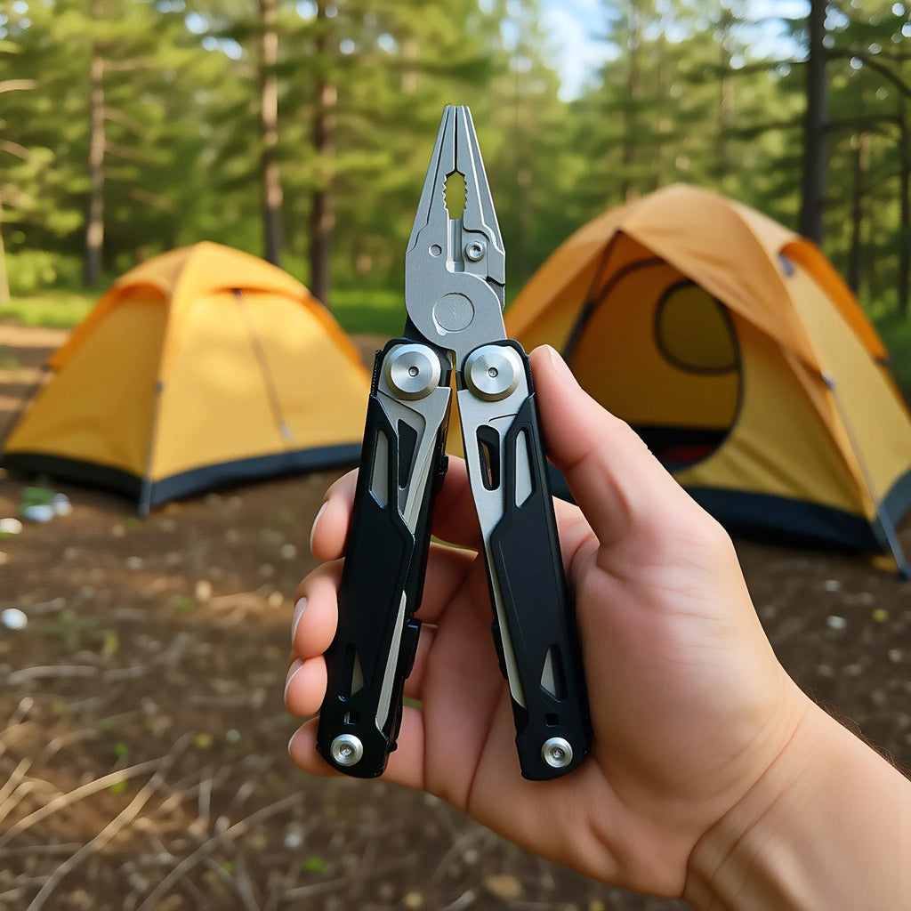 27-in-1 Multitool Pliers — Stainless Steel Survival Tool