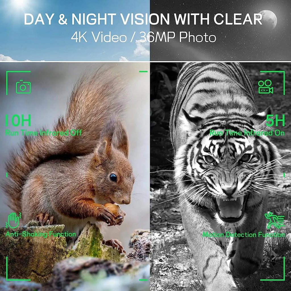 4K Night Vision Binoculars — Rechargeable