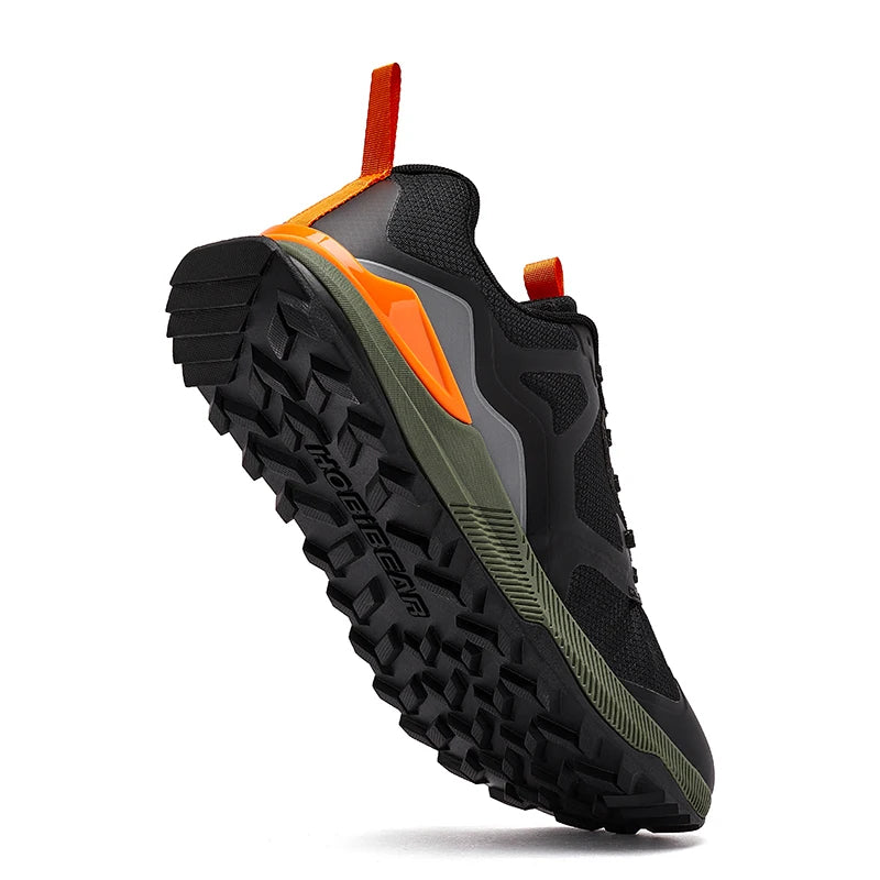 Unisex Hiking Sneakers — Lace-Up Trail Shoes