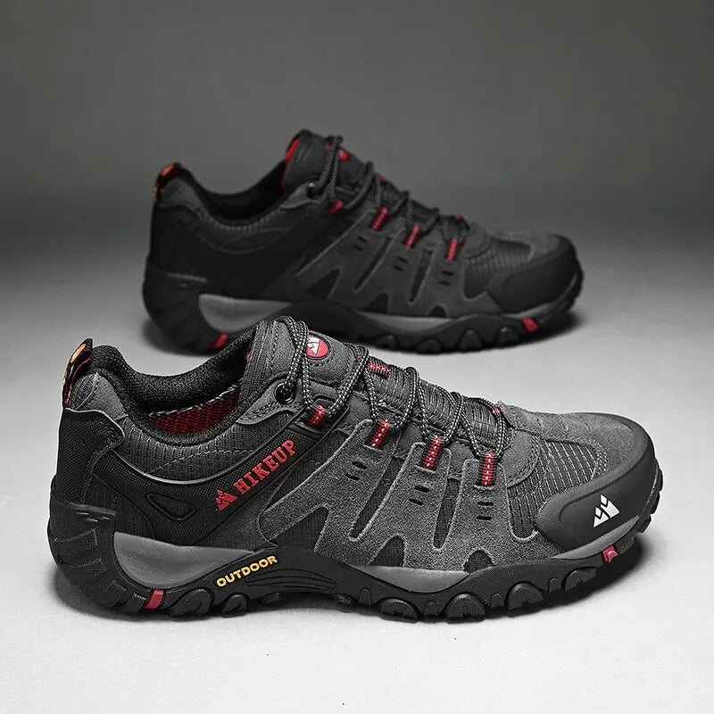 Men's Suede Leather Hiking Shoes — Outdoor Ready