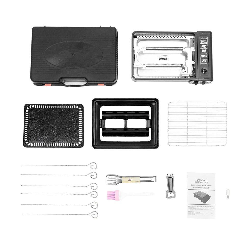 Portable Camping Grill — Butane Gas Stove