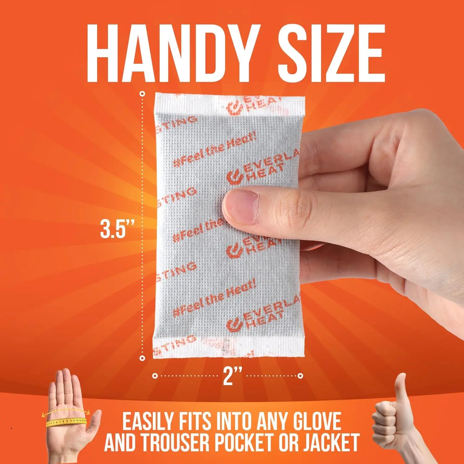 80-Pack Disposable Hand Warmers