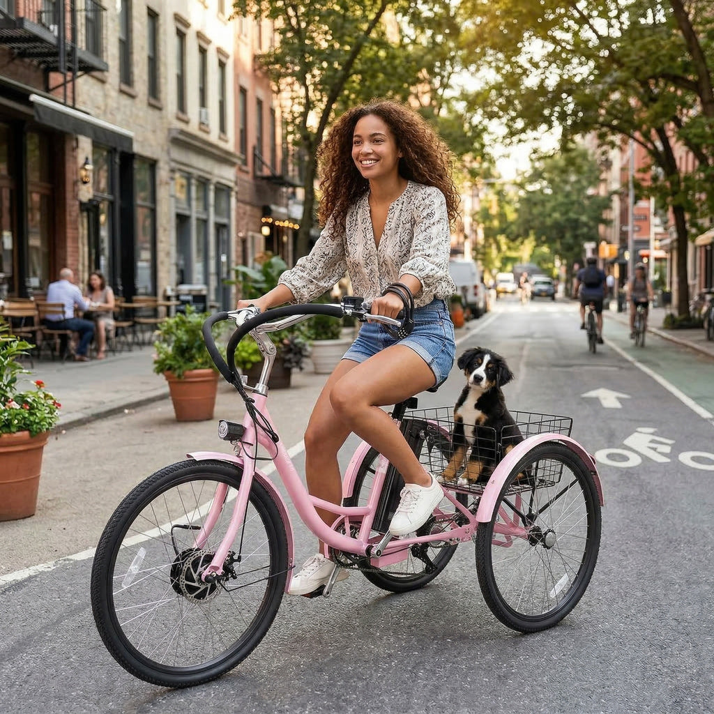 Electric Tricycle 500W — Stable & Easy to Ride
